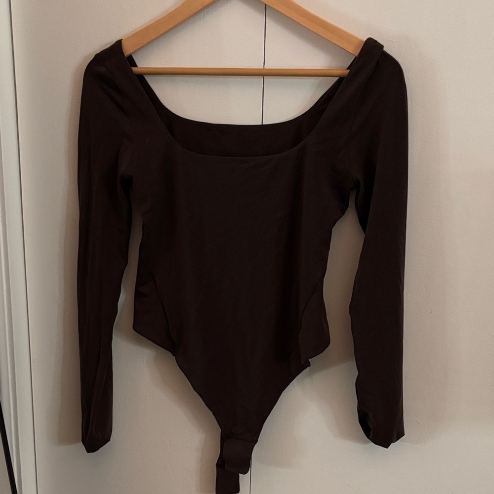 Lululemon Athletica Brown Long Sleeve Bodysuit